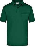 Daiber JN 26 Piqué polo s náprsní kapsou 02.0026 dark green