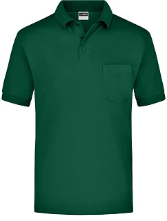 Daiber JN 26 Piqué polo s náprsní kapsou 02.0026 dark green
