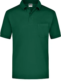 JN 26 Piqué polo s kapsou dark green model 22516195 - Daiber