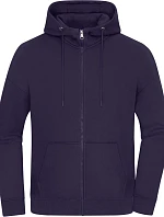 Daiber 8043 Těžká unisex oversize mikina s kapucí 02.8043 deep purple