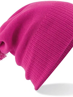 Beechfield B 450 Čepice Snowstar® 53.0450 fuchsia/off white