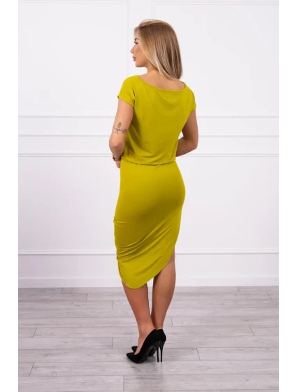 Asymetrické šaty kiwi Asymetrické šaty kiwi