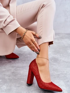 Lesklé lodičky Na Podpatku model 21607451 - Boto