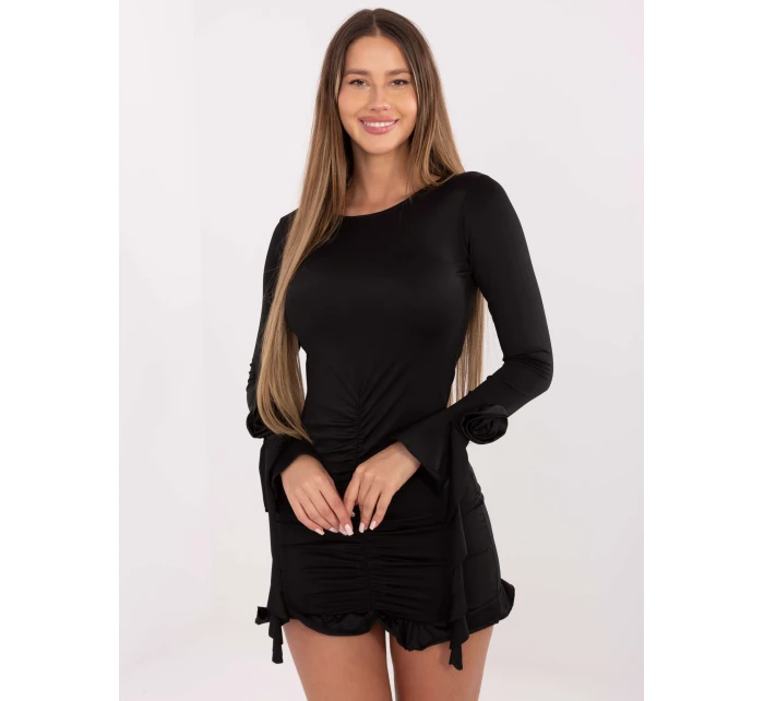 Sukienka MI SK model 21768459 czarny - FPrice Sukienka MI SK model 21768459 czarny - FPrice