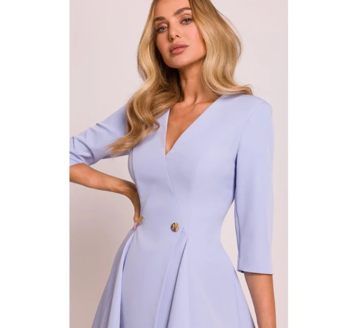 model 20970643 Přiléhavé mini šaty světle modré - Moe model 20970643 Přiléhavé mini šaty světle modré - Moe