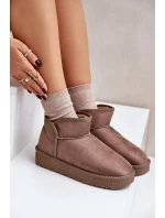 Dámské sněhule na platformě D.Franklin DFSH370010 Taupe Dámské sněhule na platformě D.Franklin DFSH370010 Taupe