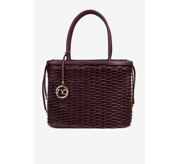 Dámská kabelka typu shopper Nobo – bordová Dámská kabelka typu shopper Nobo – bordová