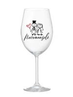 NOVOMANŽELÉ - čirá sklenice na víno 350 ml NOVOMANŽELÉ - čirá sklenice na víno 350 ml