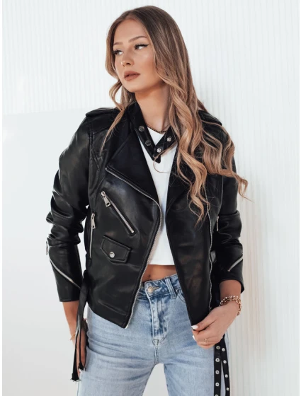 ROLDAN dámská kožená bunda ramones černá FashionStreet TY4180