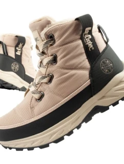 Lee Cooper dámská sportovní obuv zimní trekkingová zateplená béžová černá dámské