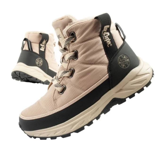 dámská sportovní obuv zimní model 21406190 zateplená béžová černá dámské - Lee Cooper