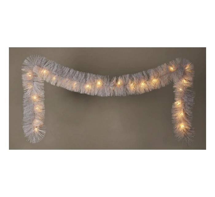 DEKORAČNÍ GIRLANDA 270CM 26LED BÍLÁ