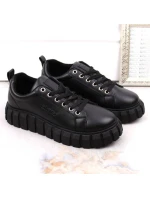 Big Star W INT1919 černé boty na platformě Big Star W INT1919 černé boty na platformě