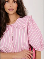 Sukienka MI SK model 22109817 różowy - FPrice Sukienka MI SK model 22109817 różowy - FPrice