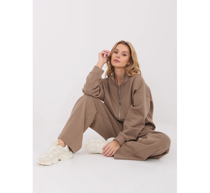 Bluza SM BL model 21782419 ciemny bezowy - FPrice Bluza SM BL model 21782419 ciemny bezowy - FPrice