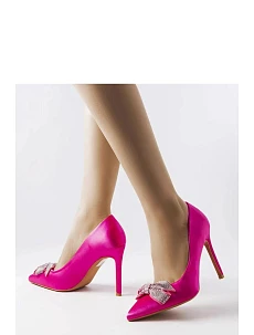 Dámské lodičky na jehlovém podpatku 23034 Fuchsiová - Sweet Shoes
