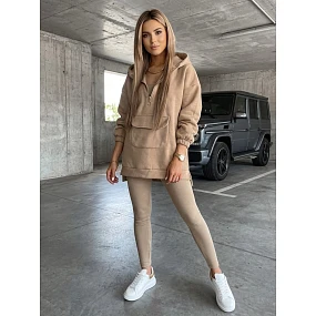 Dámská mikina 3 v 1 oversize beige Dstreet model 21970746 - FashionStreet