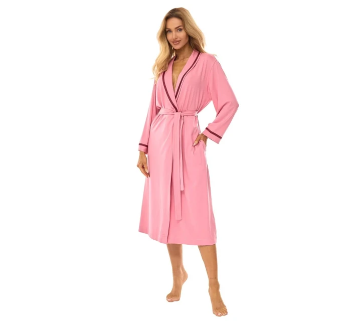 model 21052833 dlouhý dámský župan z viskózy M2XL - L&L