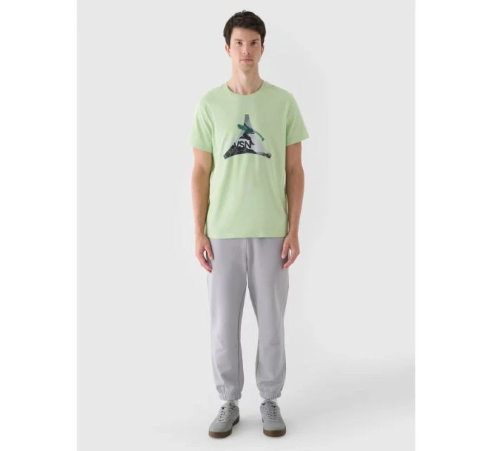 Pánské tričko s potiskem 4F 4FRAW24TTSHM2301-41S pánské Pánské tričko s potiskem 4F 4FRAW24TTSHM2301-41S pánské