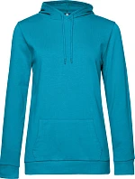 B&C #Hoodie /women Dámská mikina s kapucí 01.W04W hawaiian blue