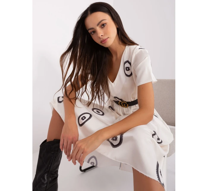 Sukienka DHJ SK model 18865913 ecru - FPrice