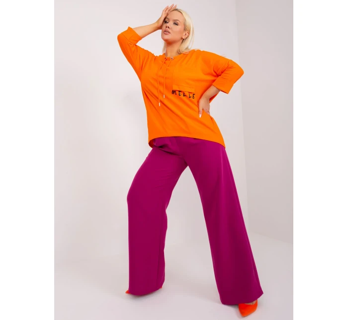 Bluzka RV BZ model 19465462 pomarańczowy - FPrice Bluzka RV BZ model 19465462 pomarańczowy - FPrice