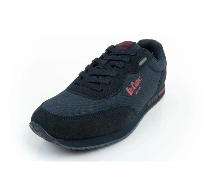 Pánské sportovní boty LCW-25-03-3385M Tmavě modrá s červenou - Lee Cooper