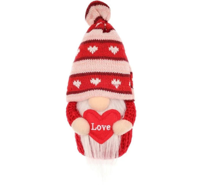 TRPASLÍK SE SRDCEM LÁSKA 19CM VALENTÝNSKÁ DEKORACE