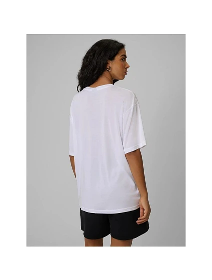 Dámské volné hladké tričko model 22151816 dámské - 4F