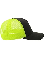 Atlantis Headwear Rapper Cotton-S 5 panelová Trucker kšiltovka 33.0260 black/yellow fluo Atlantis Headwear Rapper Cotton-S 5 panelová Trucker kšiltovka 33.0260 black/yellow fluo
