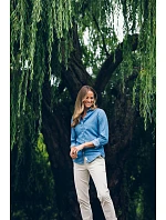 Cutter & Buck Edgemont Chinos Women Dámské chino kalhoty 68.6421 beige Cutter & Buck Edgemont Chinos Women Dámské chino kalhoty 68.6421 beige