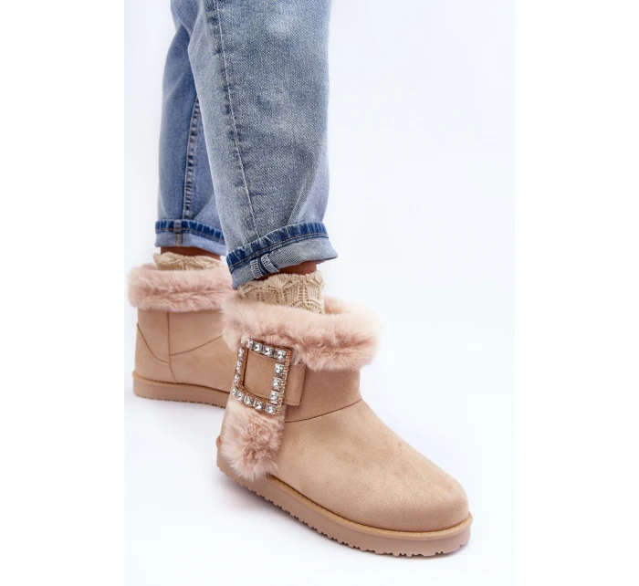 Ocílené Sněhule s Klíčkem Bežové  Dulca