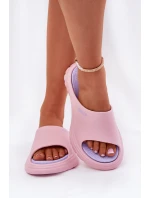 Dámské Pěnové Sandály Big Star model 21694544 Růžové - Big Star Shoes Dámské Pěnové Sandály Big Star model 21694544 Růžové - Big Star Shoes