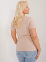 T shirt RV TS model 19920682 beżowy - FPrice