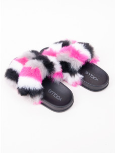 Yoclub Dámské sandály OFL-0063K-3400 Pink