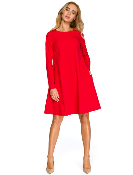 Stylove Šaty S137 Červená