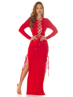 Sexy Koucla Maxidress with Cut Outs to lace
