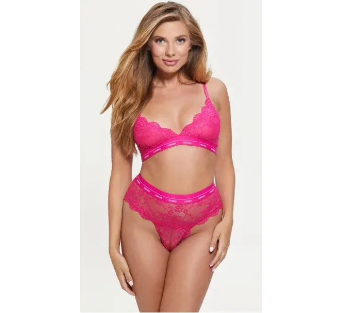 Dámská podprsenka braletka O0BC00PZ01C A604 malinová - Guess Dámská podprsenka braletka O0BC00PZ01C A604 malinová - Guess