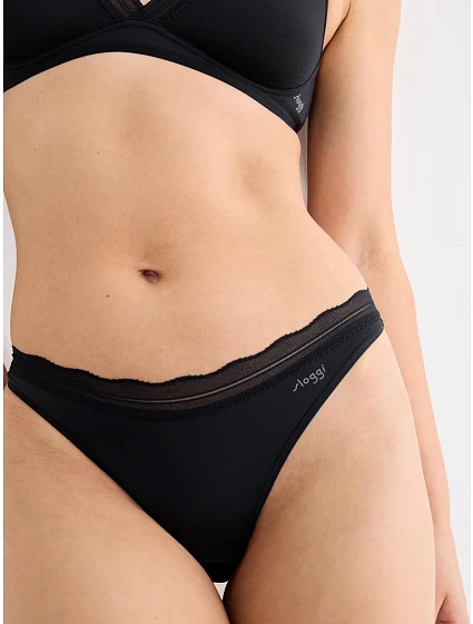 sloggi GO Blush String 2P - Black - SLOGGI Black - SLOGGI sloggi GO Blush String 2P - Black - SLOGGI Black - SLOGGI