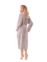 Dlouhý dámský župan model 18981098 Duo S2XL - L&L Dlouhý dámský župan model 18981098 Duo S2XL - L&L