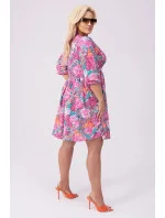 dámské letní květované šaty model 20070170 - Moon dámské letní květované šaty model 20070170 - Moon