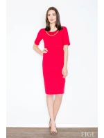 Dámské šaty M446 red - FIGL