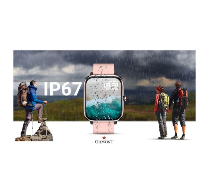 Chytré hodinky Giewont Pink GW230-1