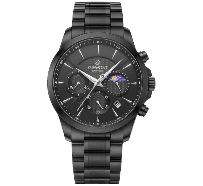 Pánské hodinky Giewont Chronograph Sapphire Black GW9460-B1 Pánské hodinky Giewont Chronograph Sapphire Black GW9460-B1