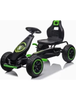 MOTOKÁROVÉ ŠLAPACÍ AUTO ENERO 18 ČERNÉ A ZELENÉ