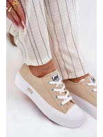 Dámské tenisky na platformě Béžové ISLA C WOMEN LOW model 21695913 - Lee