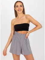 Šortky D73761M62238KA šedá