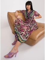 Šaty DHJ SK 11331 3.61 černá a růžová