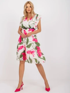 Sukienka DHJ SK  jasny beżowy model 21110865 - FPrice