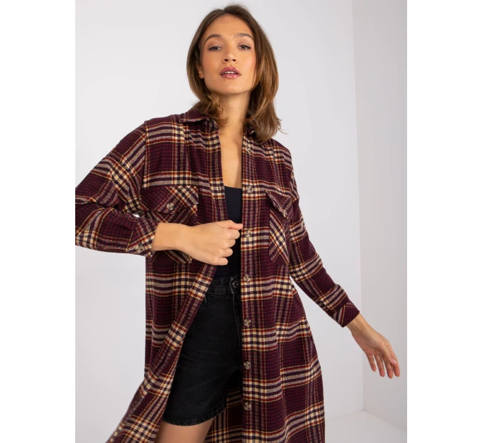 Košile EM KS 002/06.11P bordó